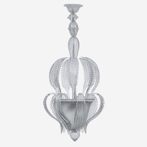 1950s Italian design lantern light by Seguso Vetri D'Arte