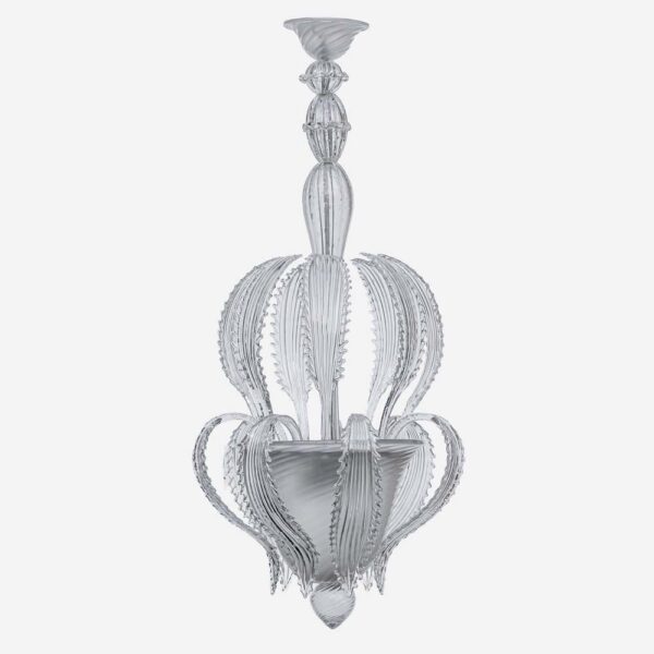1950s Italian design lantern light by Seguso Vetri D'Arte