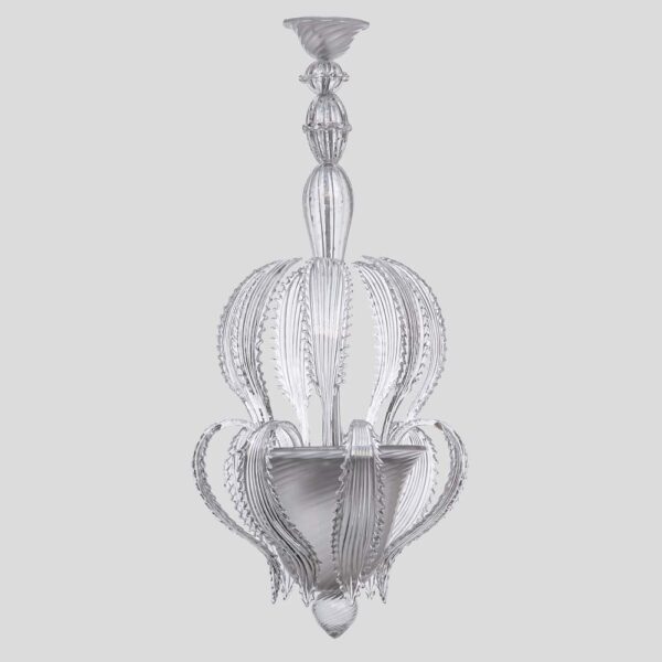 1950s Italian design lantern light by Seguso Vetri D'Arte