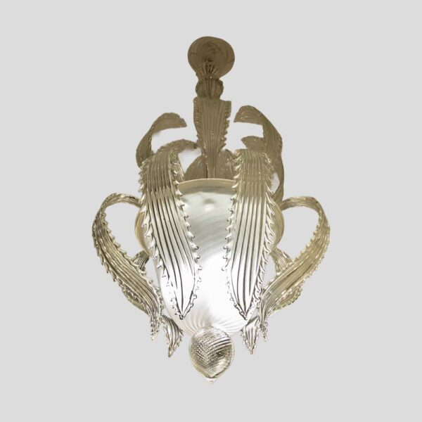 1950s Italian design lantern light by Seguso Vetri D'Arte
