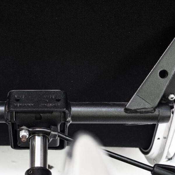 Charles Eames design soft pad for Vitra black leather chair