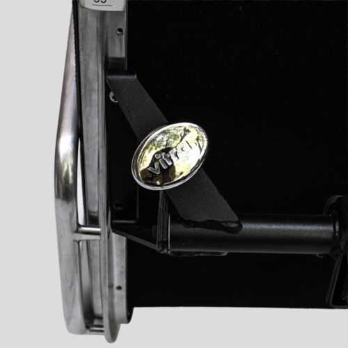 Charles Eames design soft pad for Vitra black leather chair