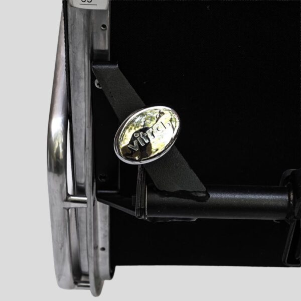 Charles Eames design soft pad for Vitra black leather chair