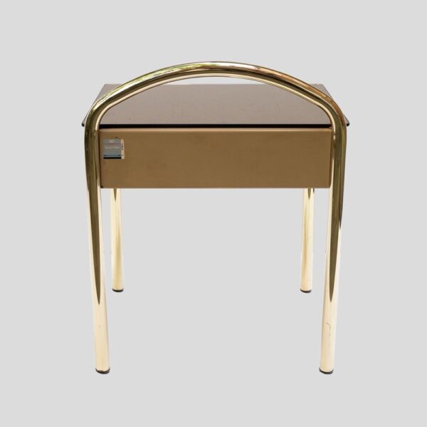 Vintage French side table in style of Willy Rizzo