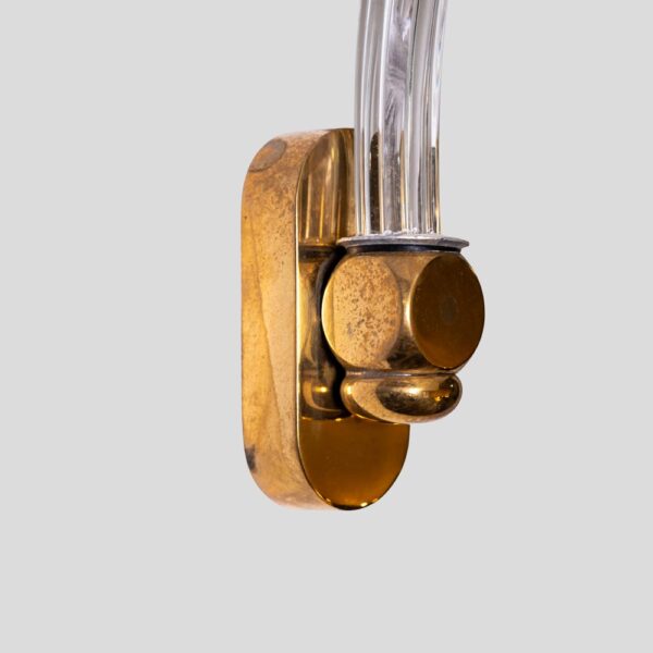 Pair of Italian design Reticello sconces late 1940 by Seguso