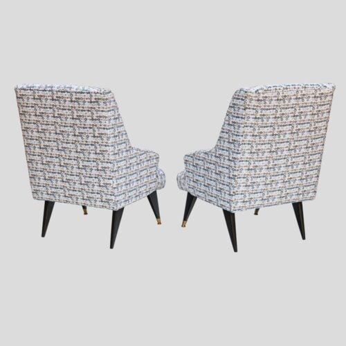 Pair of Mid century Italian design armchairs