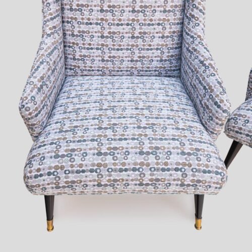 Pair of Mid century Italian design armchairs