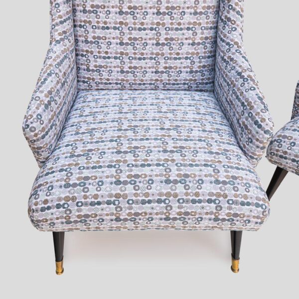 Pair of Mid century Italian design armchairs
