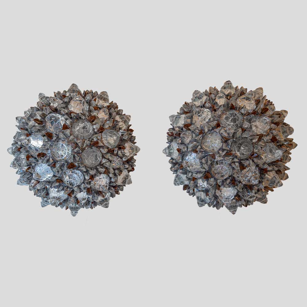 Pair of Corallo glass rocks wall lights by Campanella-FM123 (5)