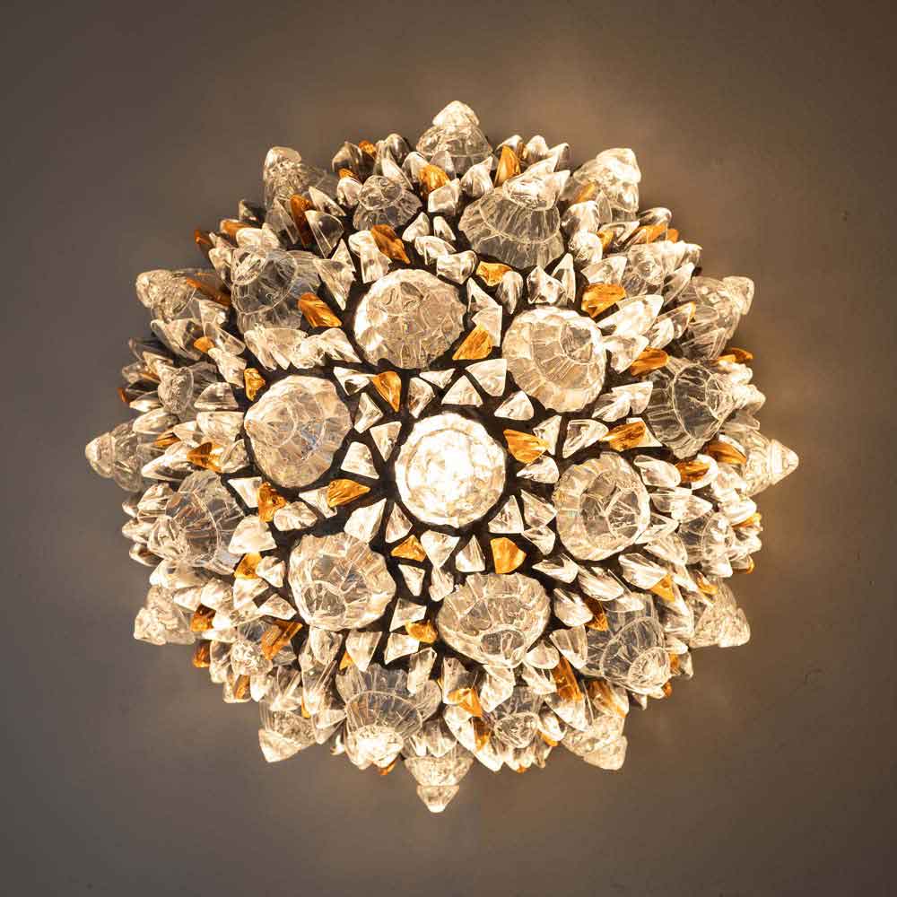 Pair of Corallo glass rocks wall lights by Campanella-FM123 (7)