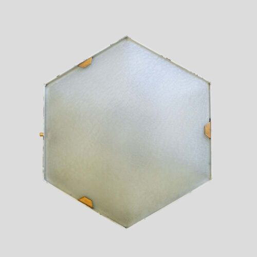 Hexagonal shaped sconce by Stilnovo model 1183