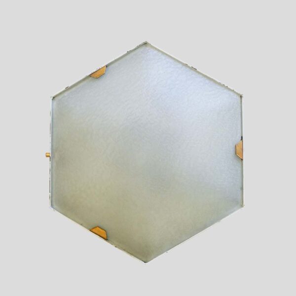 Hexagonal shaped sconce by Stilnovo model 1183