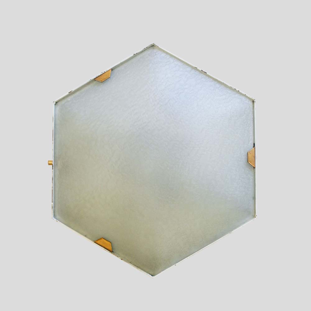 Hexagonal shaped sconce by Stilnovo model 1183FM570 (11)