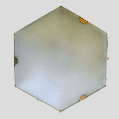 Hexagonal shaped sconce by Stilnovo model 1183