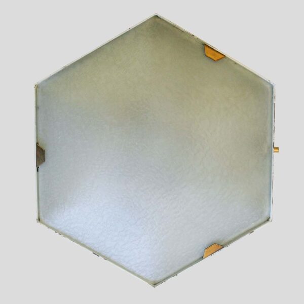 Hexagonal shaped sconce by Stilnovo model 1183