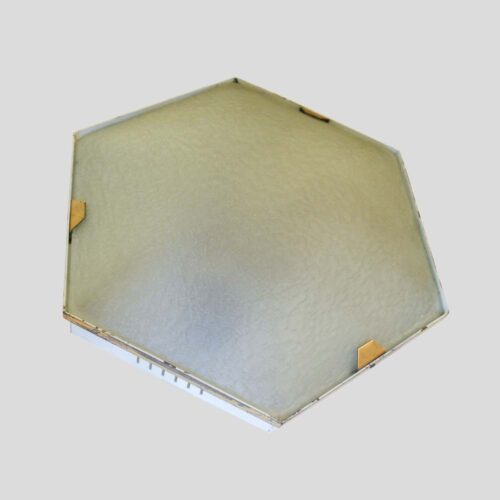 Hexagonal shaped sconce by Stilnovo model 1183