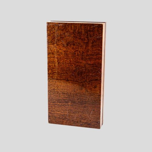 Large Vintage maple wooden box Italian 1960s