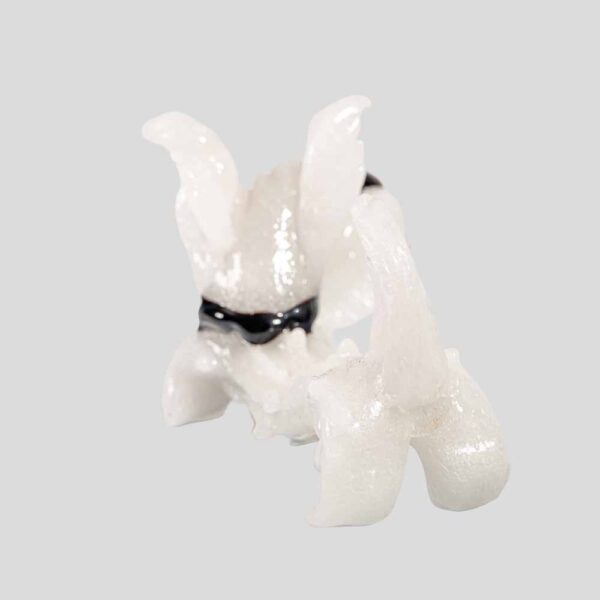 Barovier & Toso White Murano glass Scottish terrier dog figurine