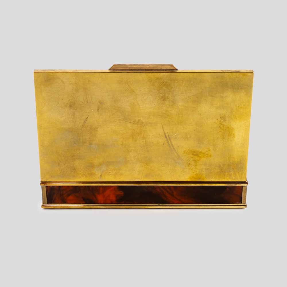 Italian Bicchielli design brass and Bakelite box-FM2468 (4)