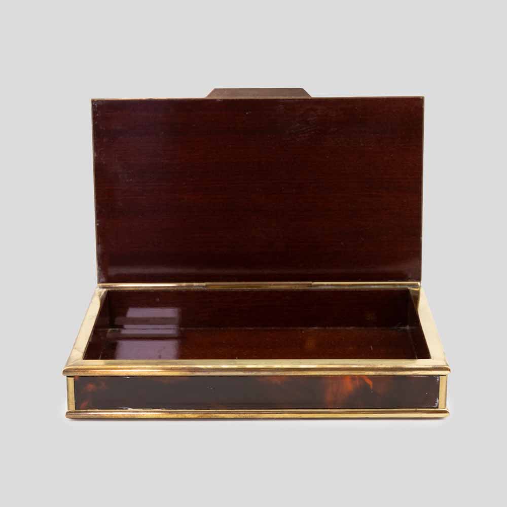 Italian Bicchielli design brass and Bakelite box-FM2468 (8)