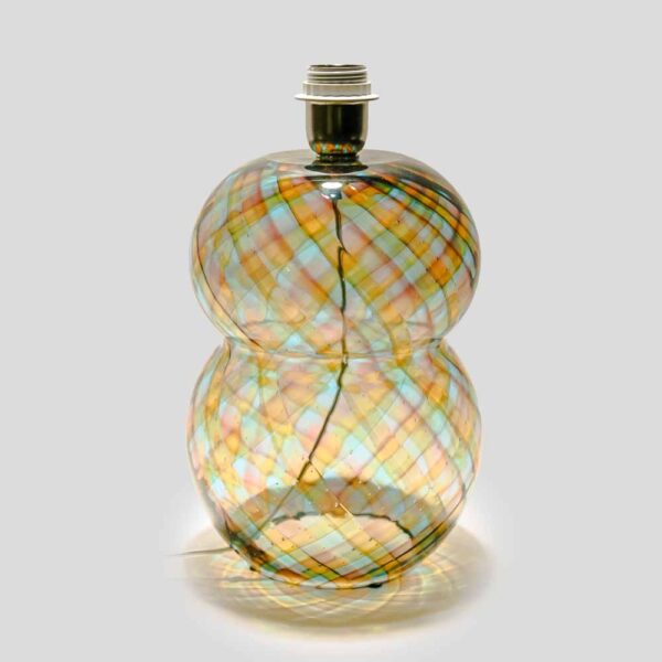 Reticello technique table lamp designed by Cenedese