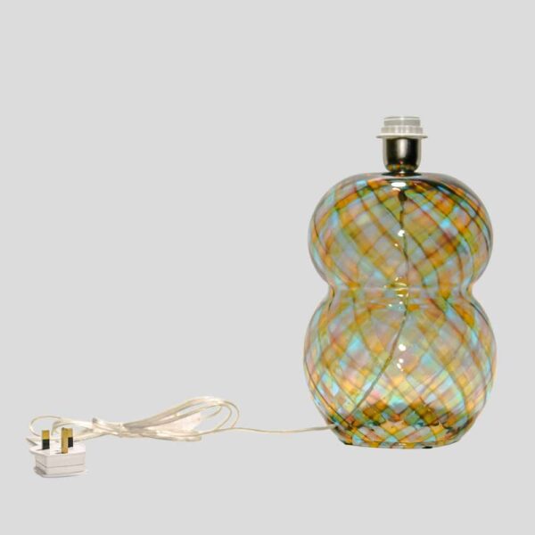 Reticello technique table lamp designed by Cenedese