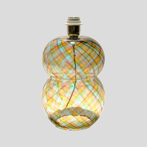 Reticello technique table lamp designed by Cenedese