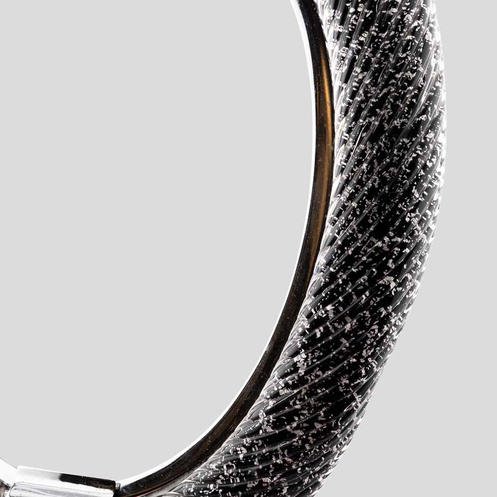 Vintage oval shaped Murano glass picture frame signed Seguso-FM2253 (7)