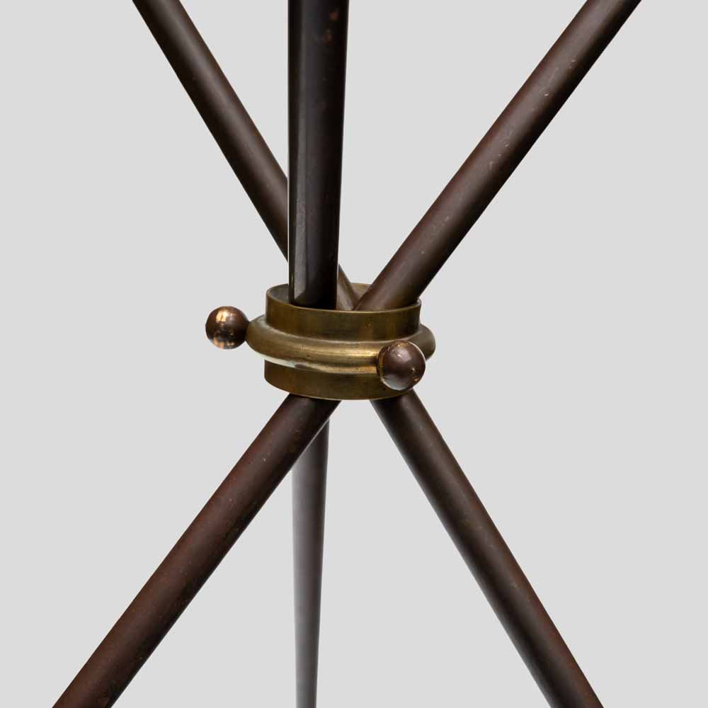 1950s Maison Jansen style Directoire green marble top tripod table FM2375 (7)