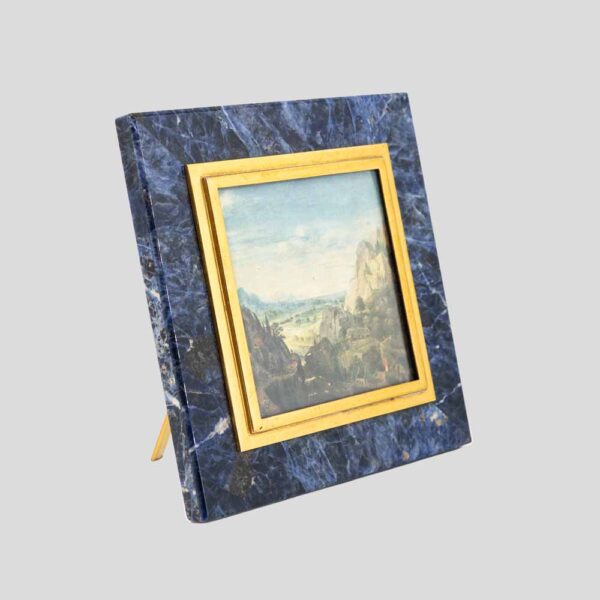 Lapis lazuli picture frame
