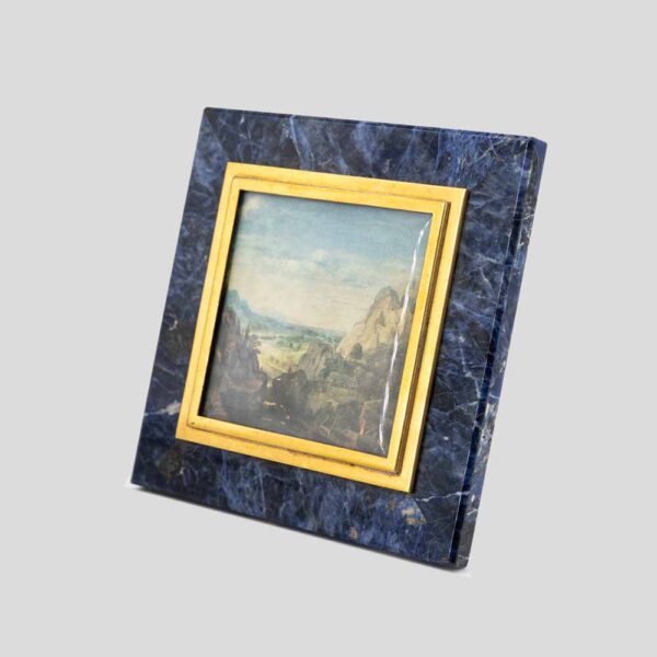Lapis lazuli picture frame