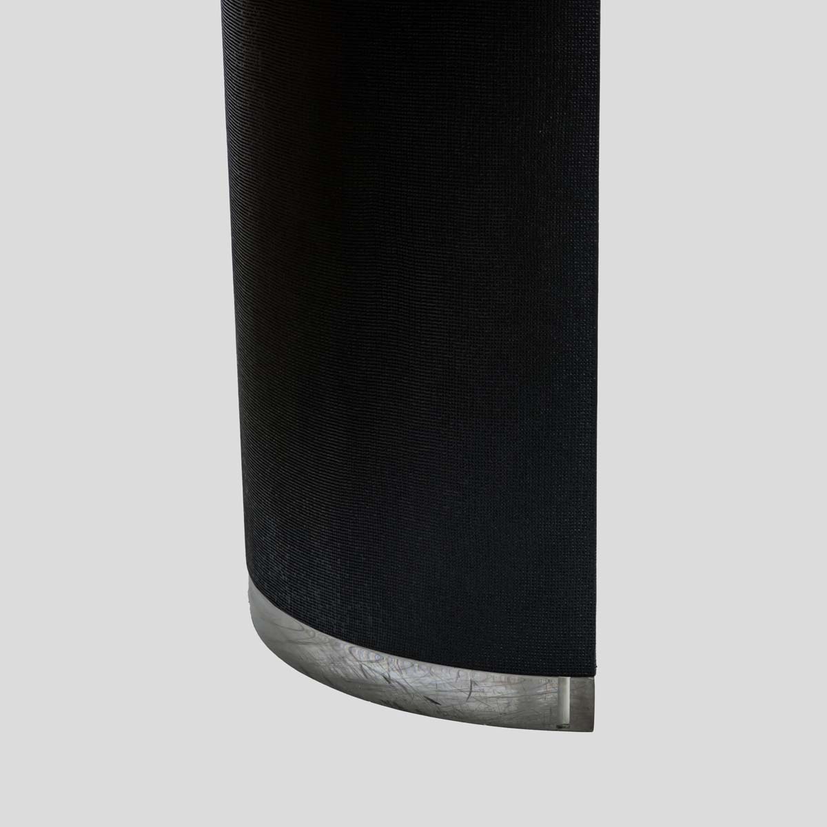 Pair Black lacquer demi lune consoles tables or dining tableFM2533 (13)