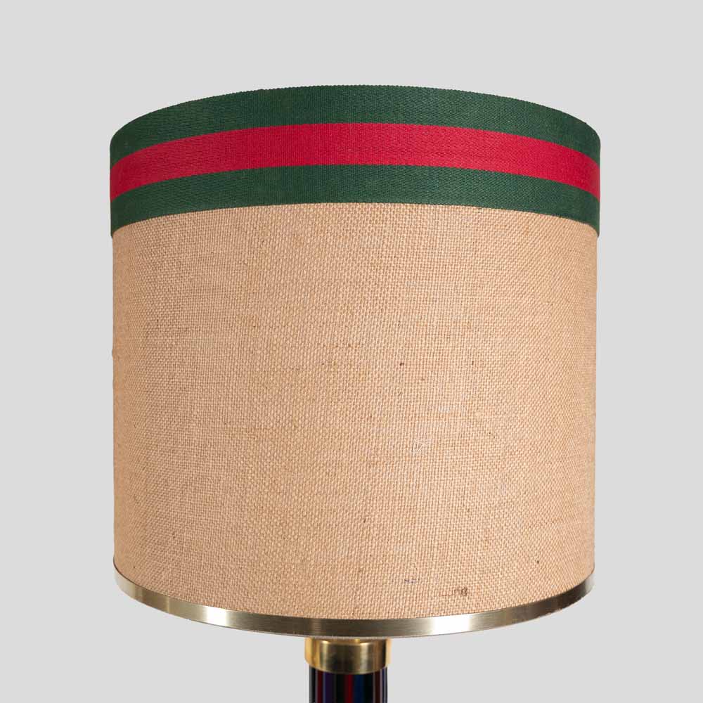 Pair of Murano glass and brass table lamps with Gucci inspired shades-FM2477 (2)