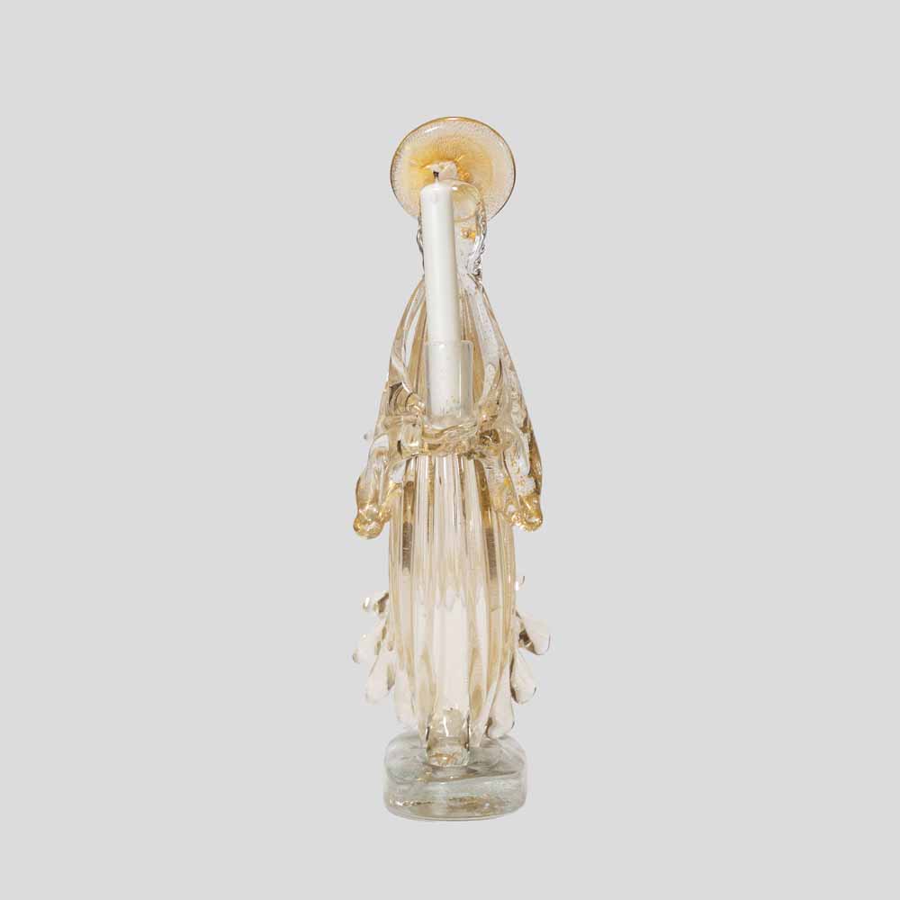 Vintage Murano glass Angel candlestick holderFM2382 (2)