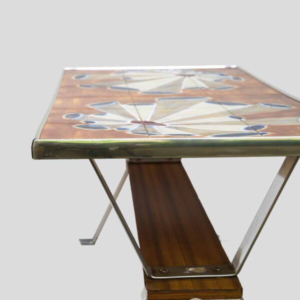 1960s Tile top coffee table by Juliette Belarti