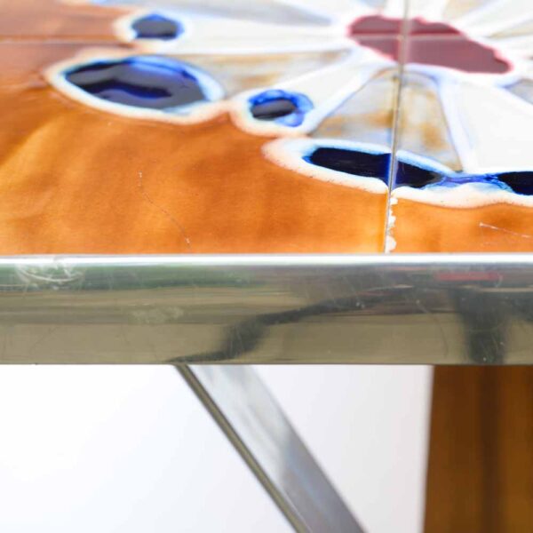 1960s Tile top coffee table by Juliette Belarti