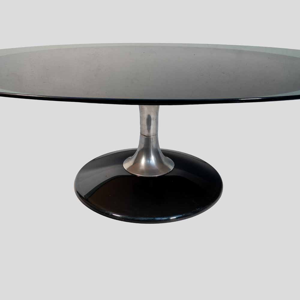 Space Age Marquise Oval Coffee Table by Chromcraft circa 1970-FM2565 (7)
